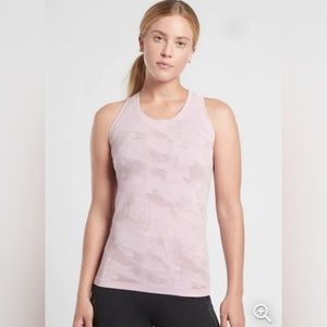 Athleta Momentum Camo Pink Tank